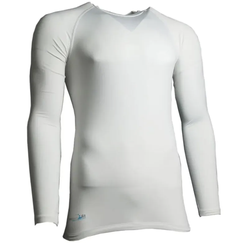 Precision Training Essential Baselayer Long Sleeve Shirt Junior White